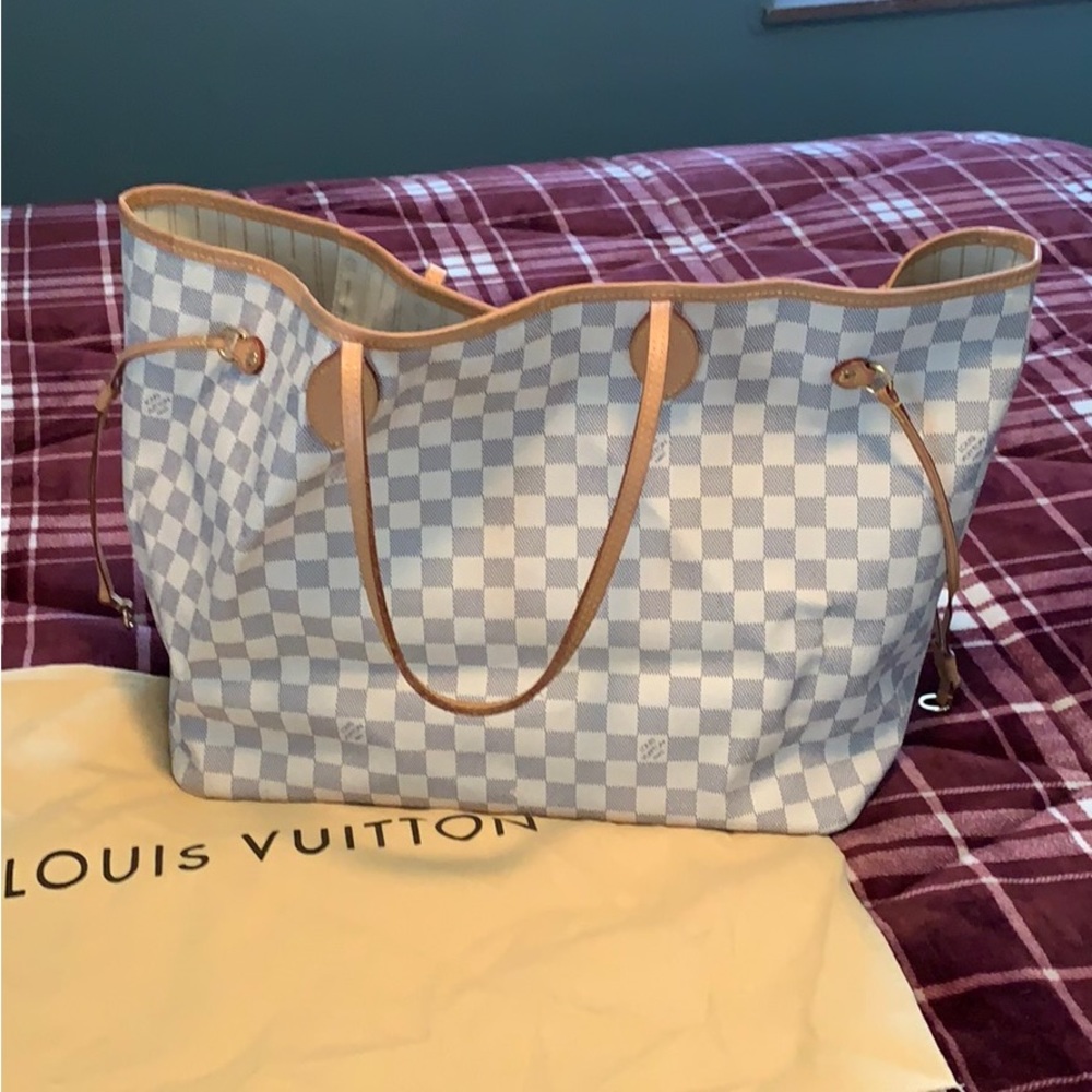 LV neverfull damier beige original 2007 handbag